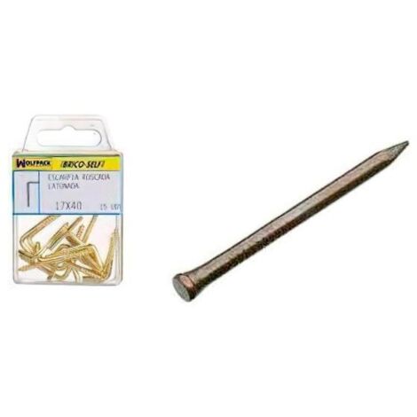 WOLFPACK LINEA PROFESIONAL punta acero cónica cobre 2,00x40 mm. 25 unidades