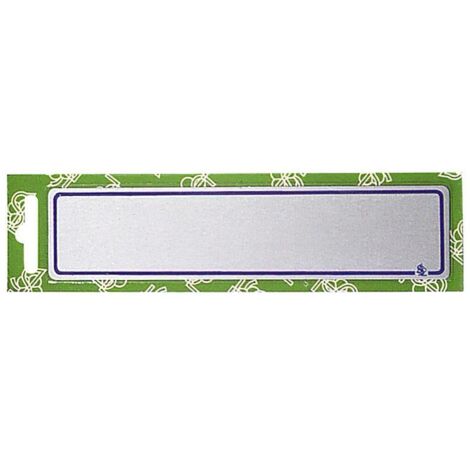 WOLFPACK LINEA PROFESIONAL rotulo sin texto , Rotulo sin texto                      - Medida: 17,5 x 4 cm.- Adhesivo.- Efecto metal.- 1 unidad.  - Art