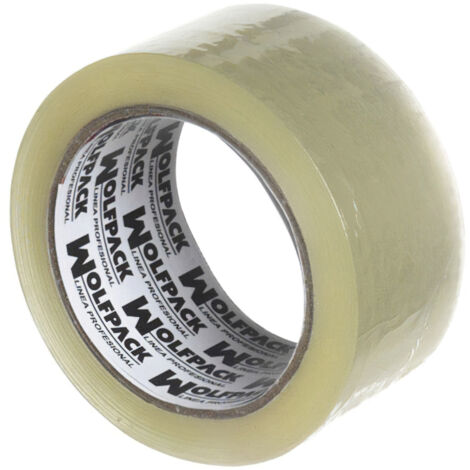 WOLFPACK LINEA PROFESIONAL - Ruban d'emballage transparent et silencieux 48 mm. x 66 m.