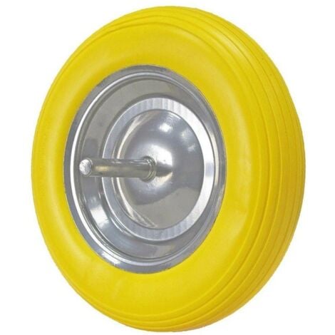 WOLFPACK Rueda Carretilla Obra Maciza Llanta Metalica