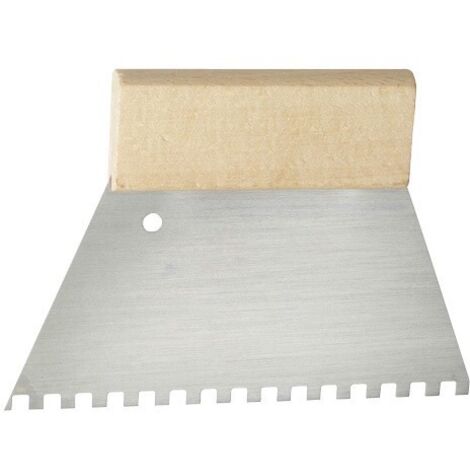 WOLFPACK LINEA PROFESIONAL - Spatola normale Pettine 18 cm / 8x 8 mm.