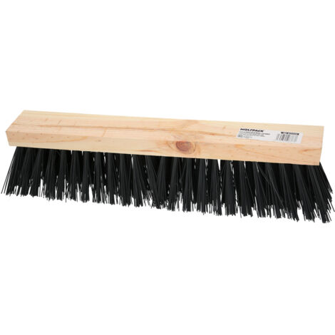 WOLFPACK LINEA PROFESIONAL Spazzola industriale Spazzola spazzatrice industriale Fibra PVC Supporto in legno 50 cm (senza manico)