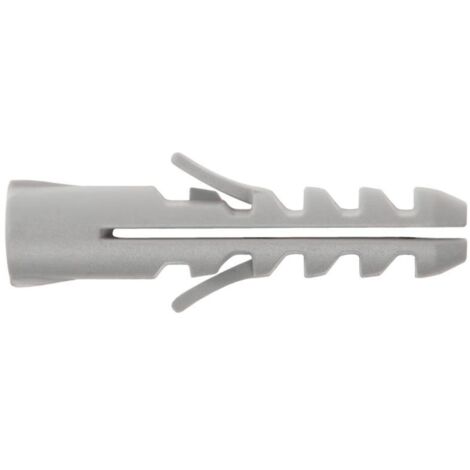 WOLFPACK LINEA PROFESIONAL taco nylon tradicional gris  14 mm. (caja de 20 piezas)