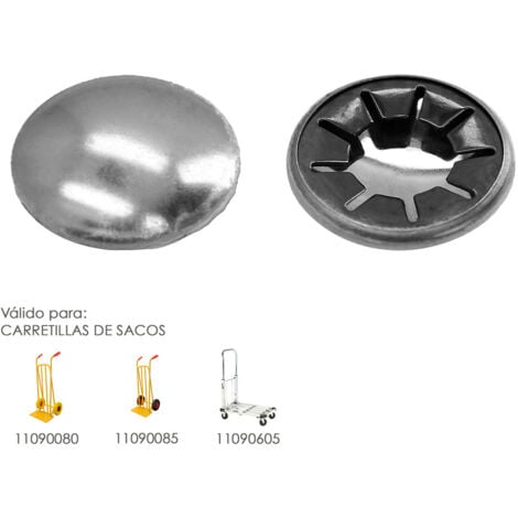 WOLFPACK LINEA PROFESIONAL tapon recambio rueda carretilla sacos (2 unidades)