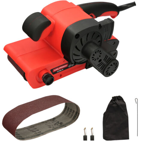 WOLFPACK LINEA PROFESSIONAL Levigatrice a nastro De 800 Watt. Con aspiratore integrato
