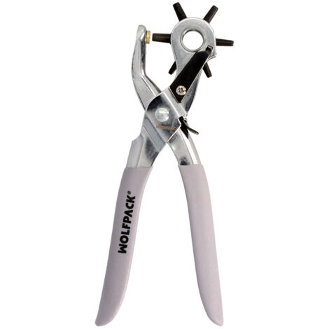 WOLFPACK LINEA PROFESSIONAL Punch Star Hole Punch, Leather Hole Punch, Belt Punch, Belt Pliers