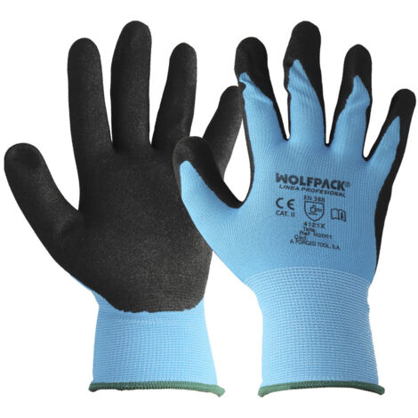 WOLFPACK LINEA PROFESSIONAL Verstärkte nitrilimprägnierte Handschuhe Größe