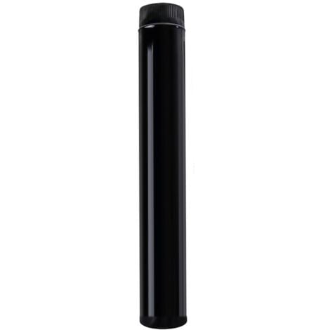 Wolfpack Tubo de Estufa Acero Vitrificado Negro Ø 150 mm. Ideal Estufas de Leña, Chimenea, Alta resistencia, Color Negro