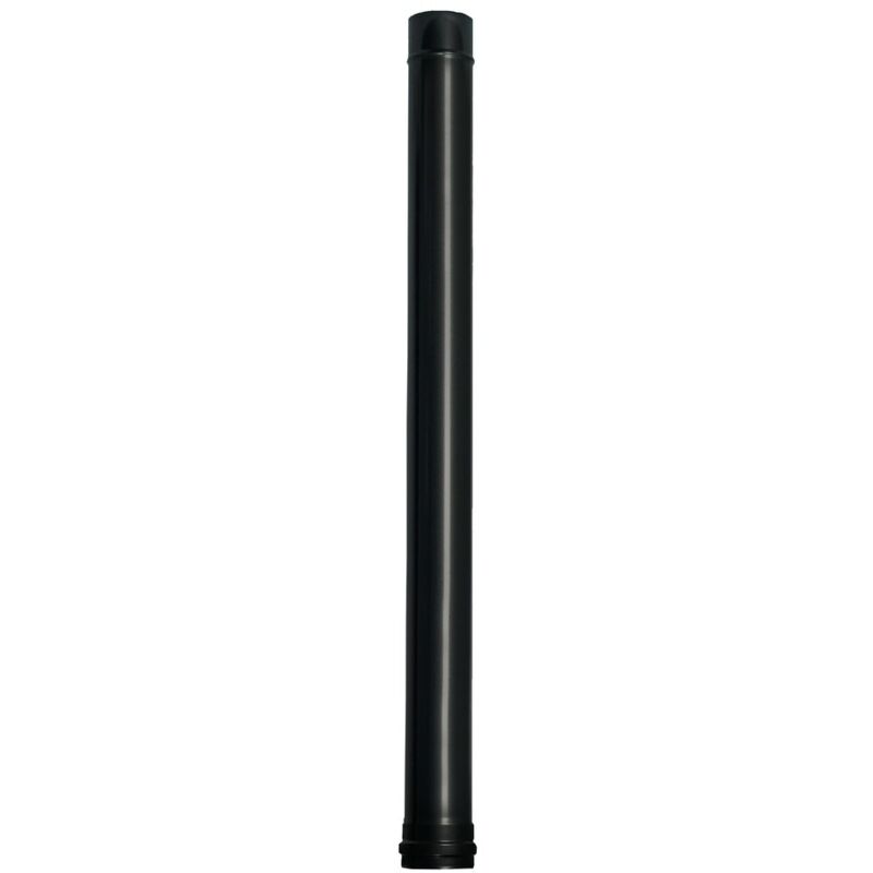 

tubo de estufa pellet acero vitrificado negro Ø 80 mm. longitud 100 cm. estufas de leña, chimenea, alta resistencia, - Wolfpack