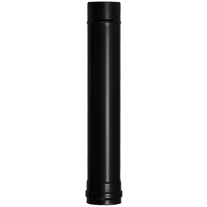 

tubo de estufa pellet acero vitrificado negro Ø 80 mm. longitud 50 cm. estufas de leña, chimenea, alta resistencia, - Wolfpack