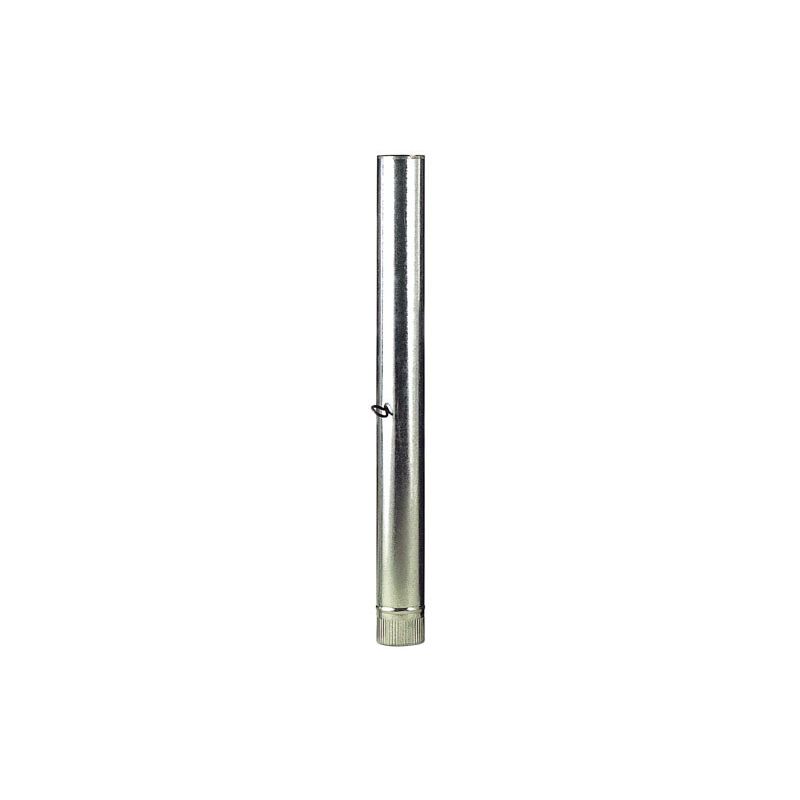 

tubo estufa acero galvanizado Ø 120 mm, ideal estufas de leña, chimenea, alta resistencia, conducto humos. con llave - Wolfpack