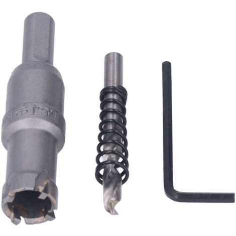 Wolframkarbid-Lochsäge mit Zähnen, Industriebohrer für dicke Metalle, 18 mm