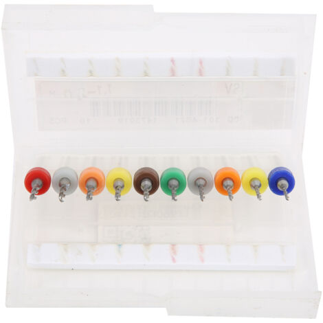 Wolframstahl-Leiterplattenbohrer – 10er-Pack (1,1–2,0 mm)
