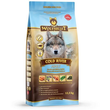 WOLFSBLUT Cold River Croquettes pour chien adulte 12,5 kg