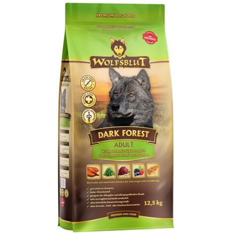 Wolfsblut Dark Forest Adult Trockenfutter - Wild mit Süßkartoffel 12,5 kg Trockenfutter