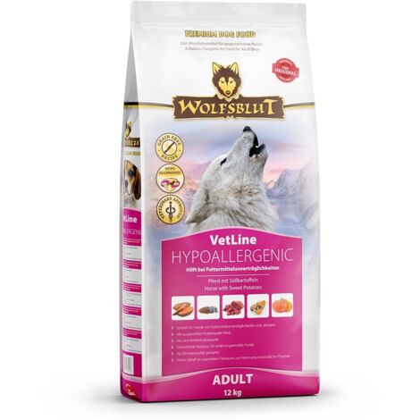 WOLFSBLUT VETLINE HYPOALLERGÉNIQUE 12KG croquettes pour chien
