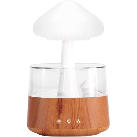 Wolken-Luftbefeuchter mit 7 LED-Farben, bewölkt – Aromatherapie-Nachtlicht – Diffusor für ätherische Öle – Mikro-Luftbefeuchter – Tischbrunnen – Nachttisch – Entspannend