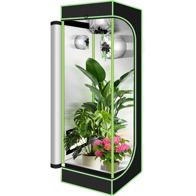Wolketon 40x40x120cm Tente de culture pour plantes Tente de culture Serre Boîte Jardin Culture Légumes Herbes Armoire de culture