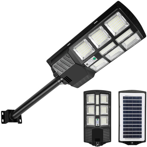 Wolketon 2 PCS luci solari da 300 W con sensore di movimento e modalità remota, luci solari da esterno da 600 lm