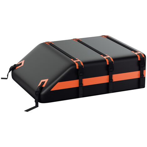 Wolketon Borsa da tetto auto 550L 132x101x42 cm impermeabile 700D con 8 cinghie regolabili e fissaggio sicuro