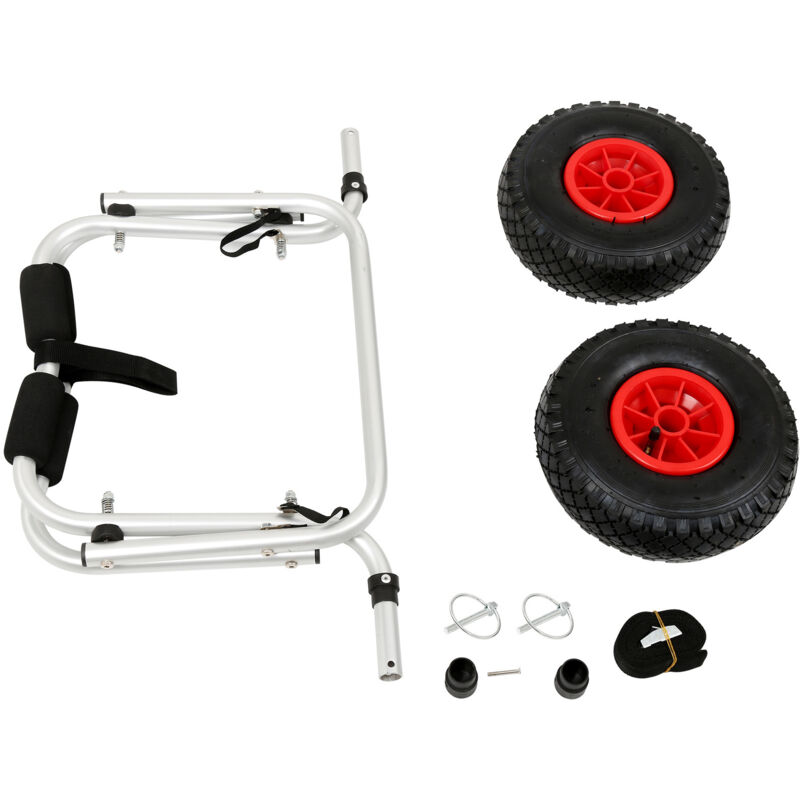 Wolketon Carrello Kayak con Ruote – Carrello da Trasporto per Canoa/Kayak – Carrello Pieghevole e Portatile (2 Pezzo)