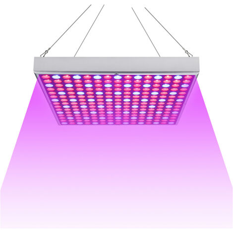 Wolketon Lampada per piante a LED da 45 W Lampada per piante per serra Luce per piante a spettro completo rosso blu per piantine Fiori da giardino