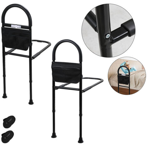 Wolketon Letto Aiuto alzata Ringhiera letto Protezione anticaduta Maniglia ringhiera letto nero