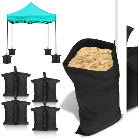 Wolketon Lot de 4 Sacs de Lestage à Sable pour Tente – Tonnelle, Camping et Tente de Plage