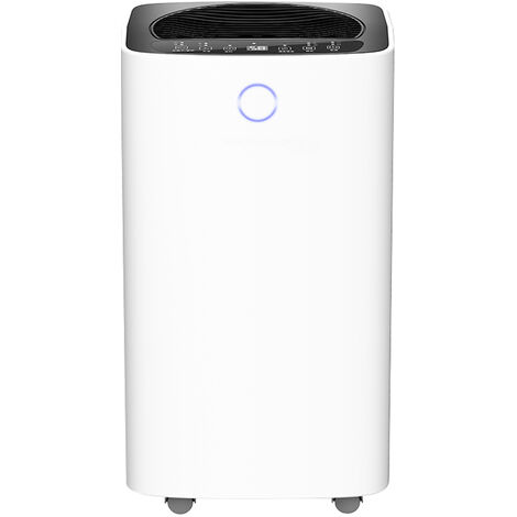 Wolketon Luftentfeuchter Entfeuchter Elektrischer Raumentfeuchter Bautrockner Wohnzimmer tragbarer 12L/24h 240V - Weiß