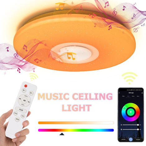 Wolketon Plafón LED 40cm - LED Regulable e Iluminación Ambiental para Cocina/Comedor
