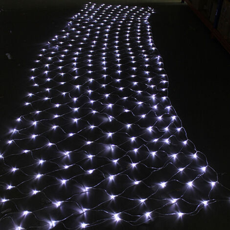 Wolketon Rete di Luci a LED. LED Catene Luminose 8 Modalità Impermeabile Energetico. Dimmerabile per Casa GiardinoTerrazza DIY bianco freddo 4.5x1.6M