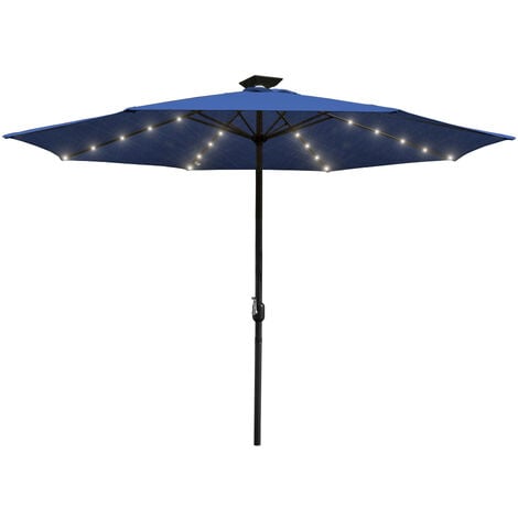 3.5M Sonnenschirm Gartenschirm Ampelschirm Kurbelschirm Strandschirm UV Schirm