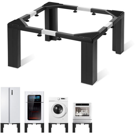 Wolketon Soporte para lavadora 50x50x30cm Base para lavadora - Negro