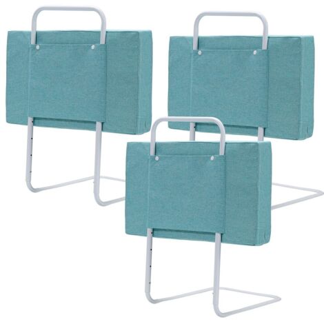 Wolketon Sponde per lettino, Barriera protettiva regolabile in lino per bambini Soft Pack, Struttura letto per bambini piccoli, 6028 cm Verde