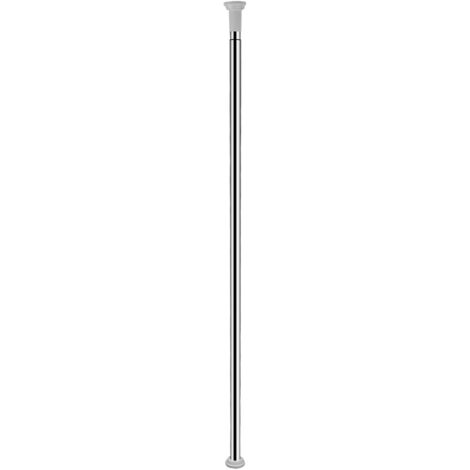 Wolketon Teleskopstange Edelstahl 140-260CM Duschstangen.Duschvorhangstange ohne Bohren  Spannstange. durch Drehen verstellbar. sicherer Halt  als Duschstange