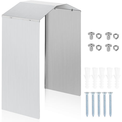 Wolketon Tetto in acciaio inossidabile 304 per Wallbox, inclusi accessori di montaggio - Copertura per Wallbox 45 x 40 x 20 cm - Protezione dalle intemperie per garantire la sicurezza della ricarica.