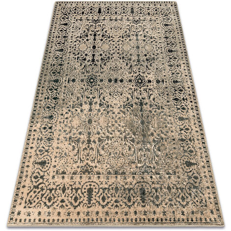 Wollteppich OMEGA PERONA orientalisch iron grün  green 170x235 cm