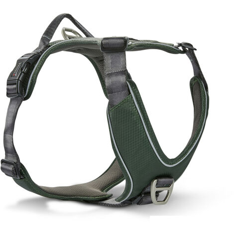 Wolters Active Pro Comfort Hundegeschirr - grün / anthrazit - 40-47,5 cm