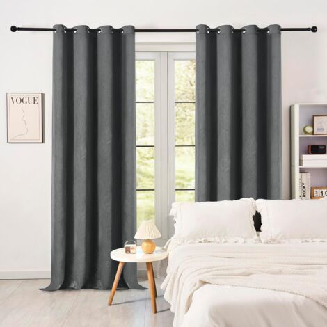 Tende Oscuranti Senza Foratura - PVC Nero Con Ventose | Per Finestre, Camera E Ufficio, 40x125 Cm - Foto 1