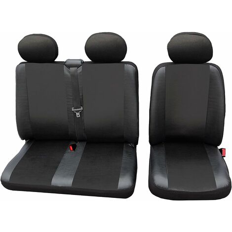 WOLTU Cubiertas de Asiento de Coche universales para Furgonetas  1 + 2 Fundas de Asiento