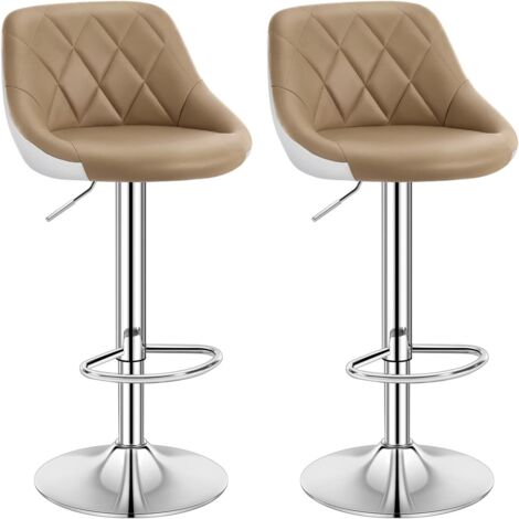 WOLTU bar stools Bar chairs Breakfast Dining stools for Kitchen Island Counter Khaki