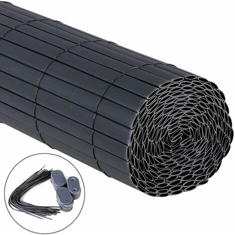 WOLTU Canniccio Frangivista Antivento Divisorio Decorativo Recinzione da Giardino PVC 100x500 cm