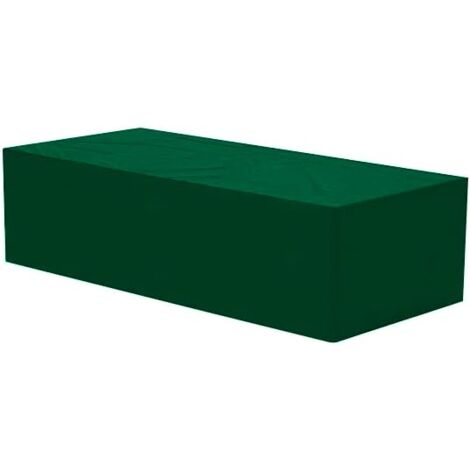 WOLTU Copertura per Mobili Set Arredo da Giardino Esterno PE 100g/m² Verde 218x77x55 cm