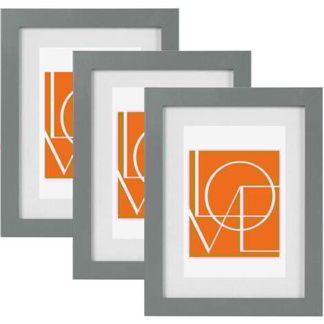 Cornice Ovale In Legno Con Intagli, Noce Filo Oro, 40x60 Cm - Foto 2