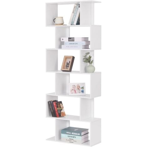 WOLTU Estantería para Libros de Pie, Librería Vertical con 3 Compartimentos  Abiertos, 2 Cajones y 1 Armario, Libreria Blanca de Almacenaje para  Oficina, Salón, Dormitorio, Cocina, 30x24x158cm : : Hogar y cocina