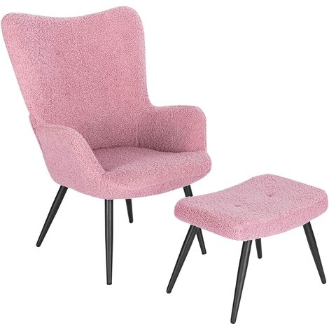 Élégant tas relax fauteuil avec des poglipies de design élégant diverses couleurs
