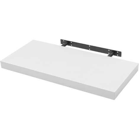 WOLTU Floating Shelf Storage Display Unit Wall Mounted bookcases Unit White 25 cm