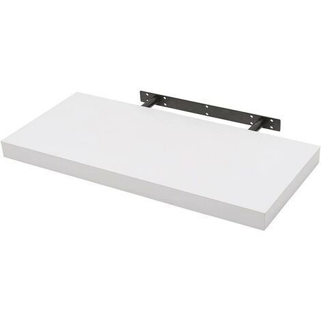 WOLTU Floating Shelf Storage Display Unit Wall Mounted bookcases Unit White 80 cm