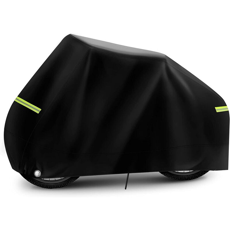 Woltu - Housse de vélo Extérieure, Bâche Vélo, en Tissu Oxford 190T, Protection contre la pluie et la poussiere, 200x110x70cm