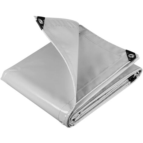 WOLTU Lona Impermeable Lona de Protecciﾨﾮn  Duradera con Ojales para Muebles  Jardﾨﾪn  Piscina  Coche PVC